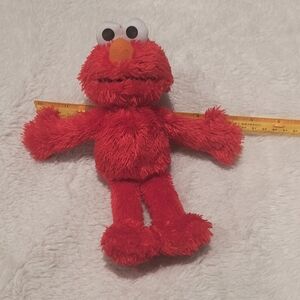Sesame Street Mini Elmo Plush Doll 11" Small Red Toy Used No Tags